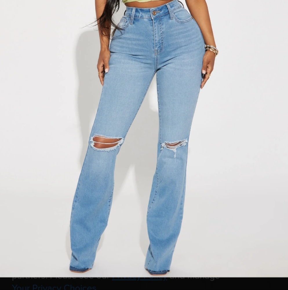 Fashion nova Allyours Curvy Stretch Bootcut Jeans